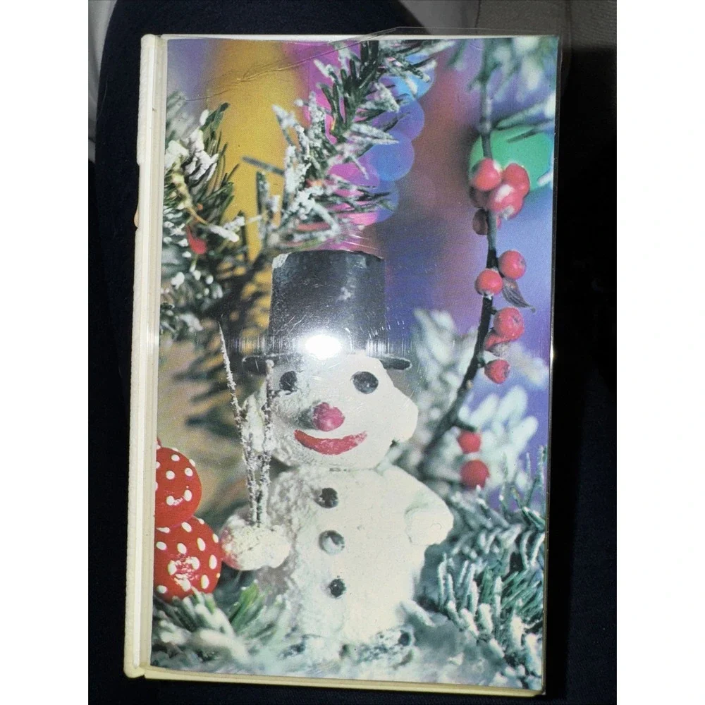 Vintage Frosty The Snowman‎ Music Box Shaped Like A Book